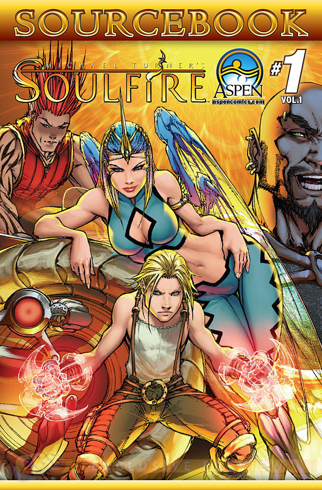 cover to soulfire sourcebook from Aspen Comics