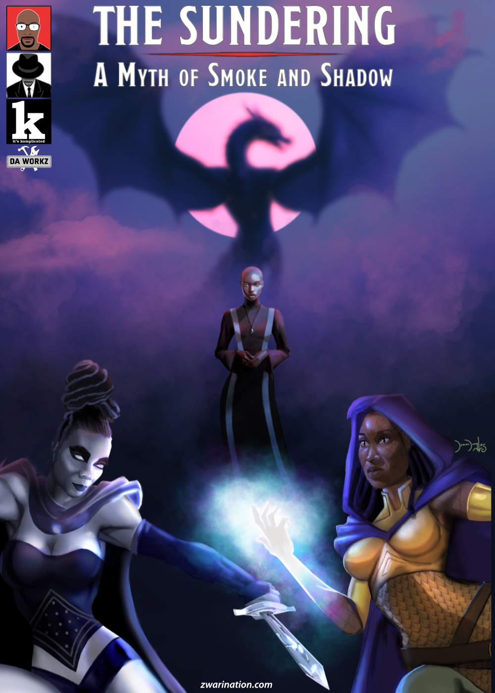 the cover to The Sundering: A Myth of Smoke and Shadow
